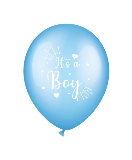 It´s a Boy Latexballonger Blå