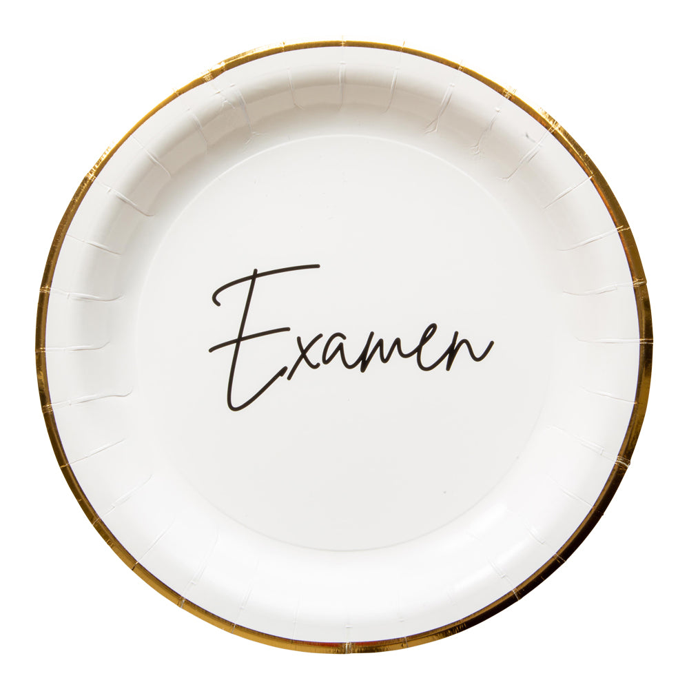 Tallrik Examen i papper