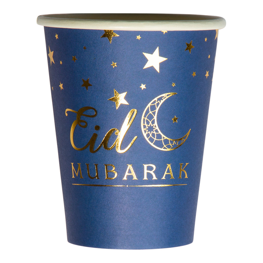 Pappersmuggar Eid Mubarak 8-pack