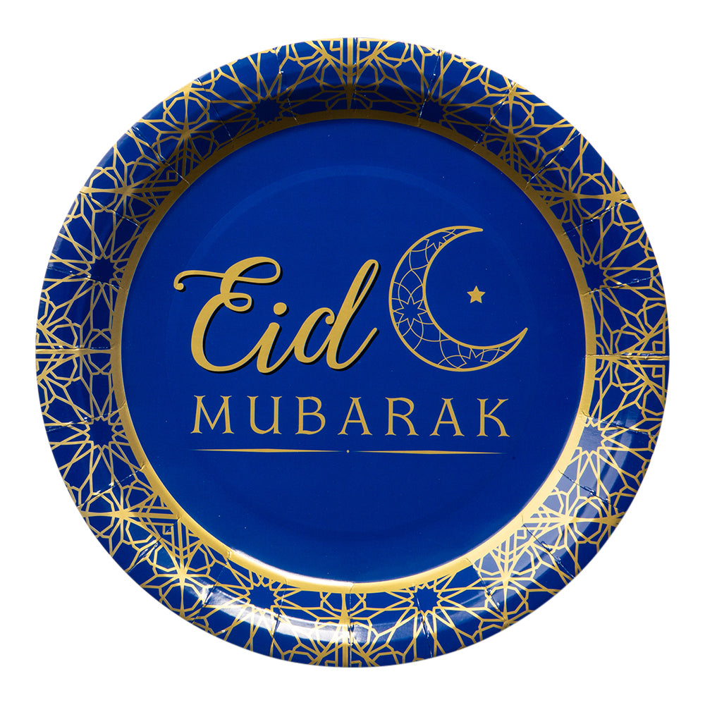 Tallrik Eid Mubarak i papper
