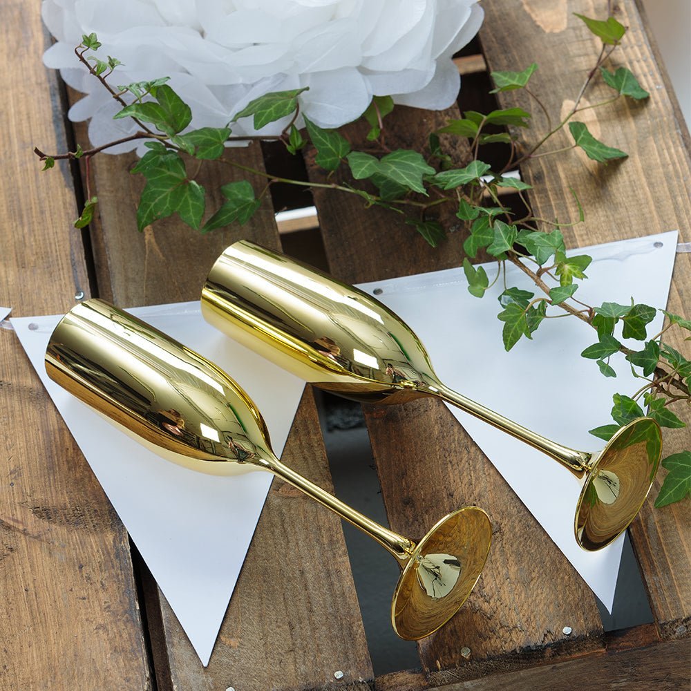 Champagneglas Guld