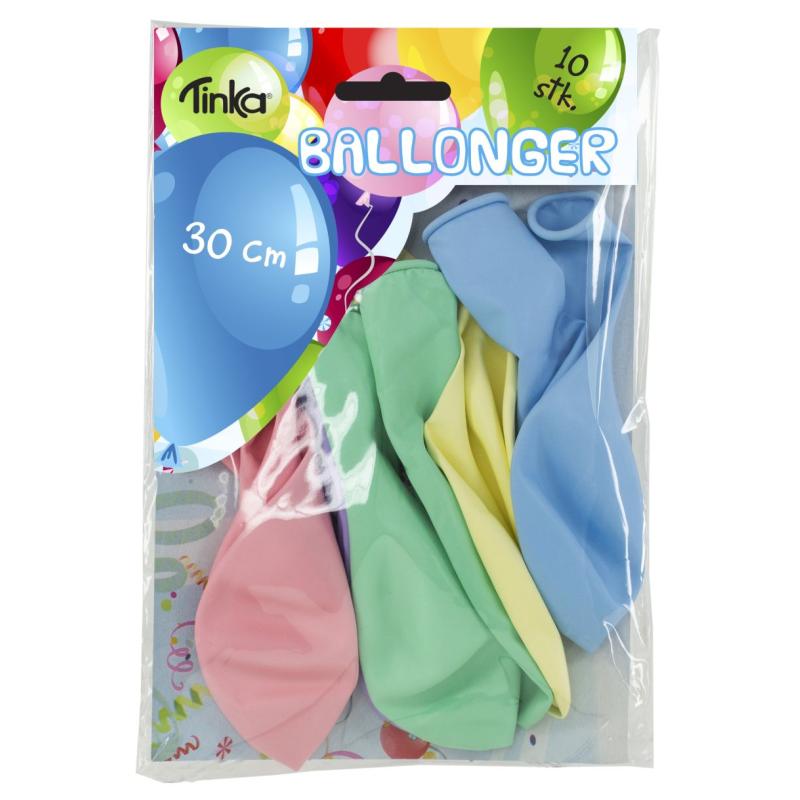 Ballonger Pastell 10-pack