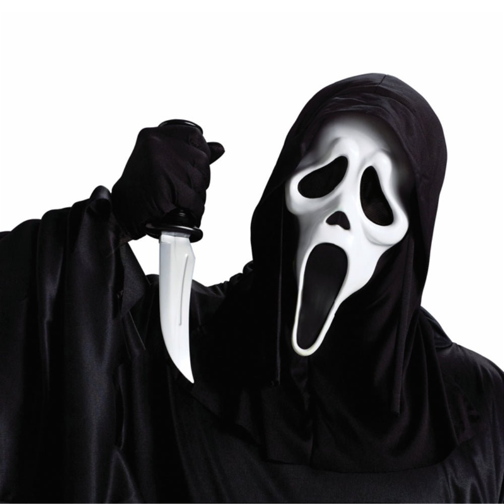 Ghost Face mask med kniv