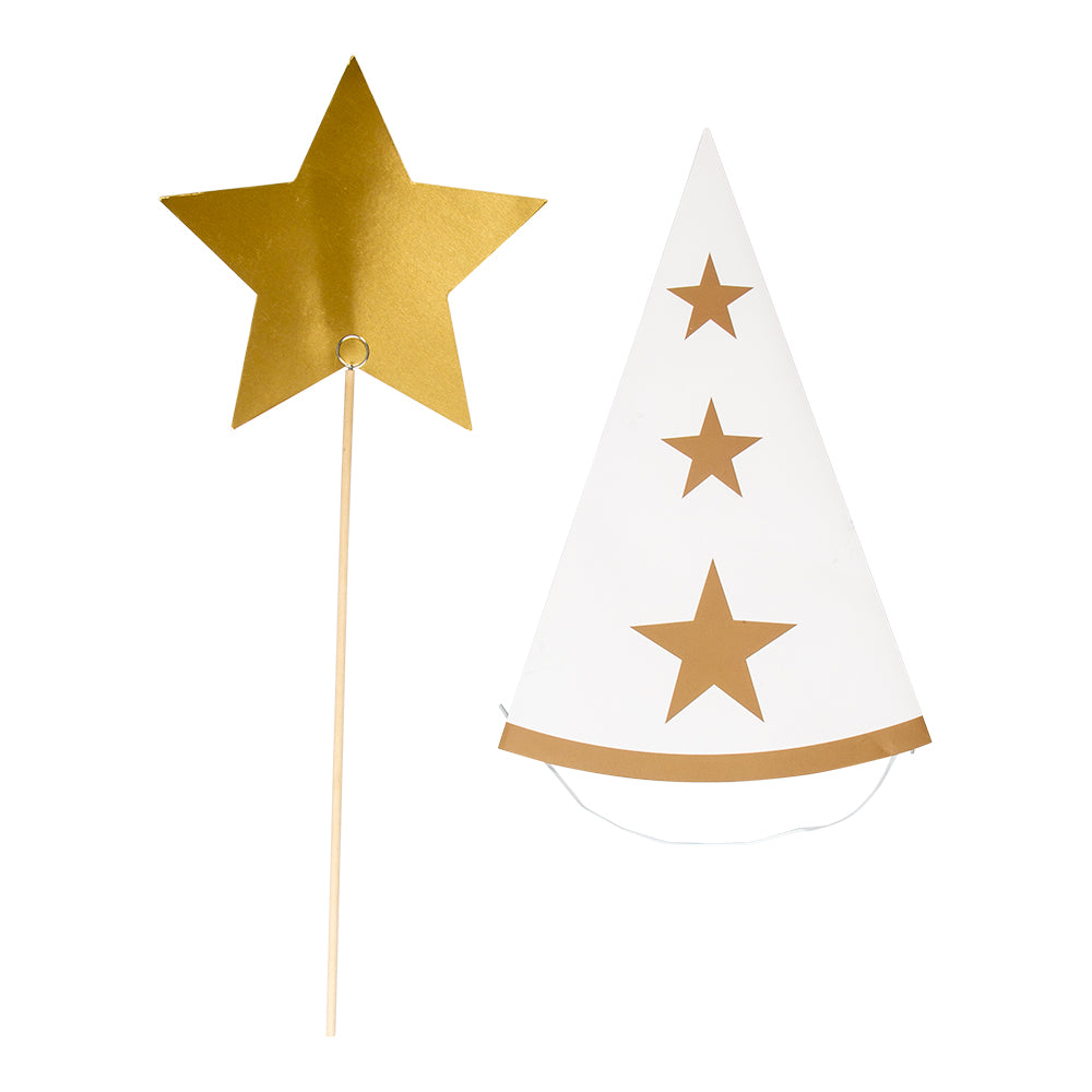 Stjärngosseset Vit/Guld