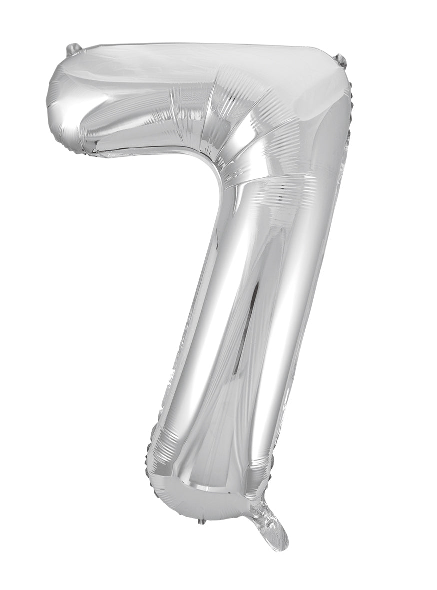 Sifferballonger 86 cm Silver