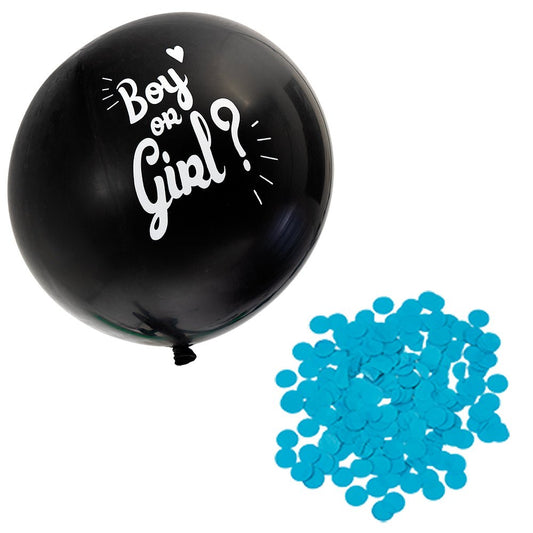 Ballong Blå Boy/Girl 60 cm