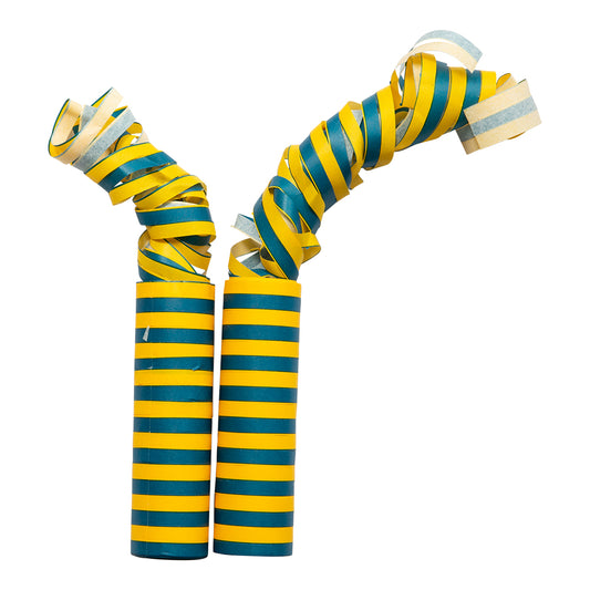 Serpentin Blå/Gul 2-pack